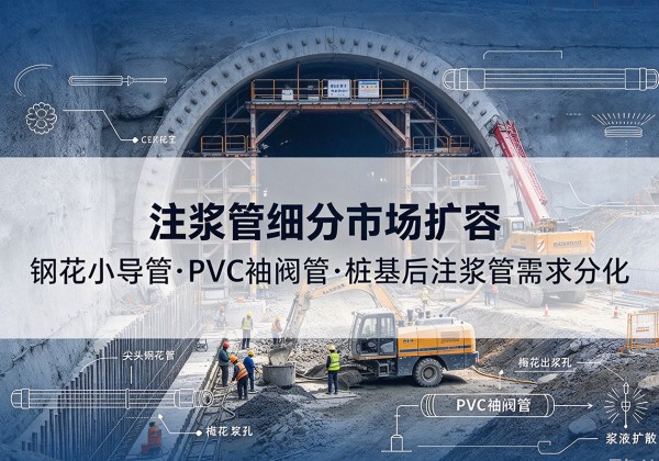 璧山区注浆管细分市场扩容，隧道钢花小导管、PVC 袖阀管、桩基后注浆管需求分化
